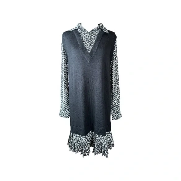 black mini dress leather Sweetheart Leather Mini Dress main image 0